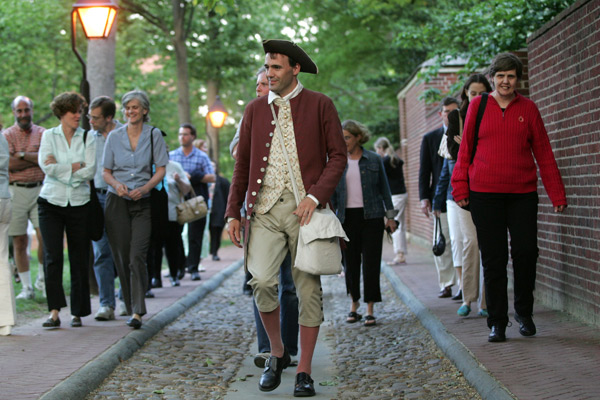 The Independence After Hours tour through Historic Philadelphia.